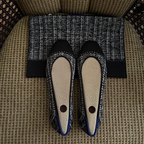 NIB Rothy's Midnight Tweed The Square - Size 7.5 - Picture 5 of 5